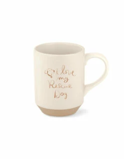 Fringe Studio Love My Rescue Stoneware NY Mug