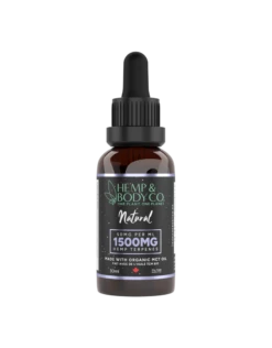 Hemp & Body Co. Natural Tincture(MCT Oil) - 30ml - 1500MG