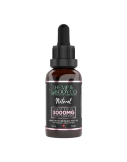 Hemp & Body Co. Natural Tincture(MCT Oil) - 30ml - 3000MG