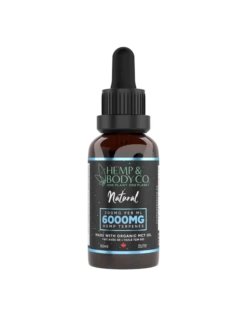 Hemp & Body Co. Natural Tincture(MCT Oil)- 30ml - 6000MG