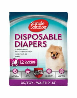 Simple Solutions Disposable Female Diapers 12PK -4 PAWS MARKET Sales simple solutions disposable female diapers 12pk 4